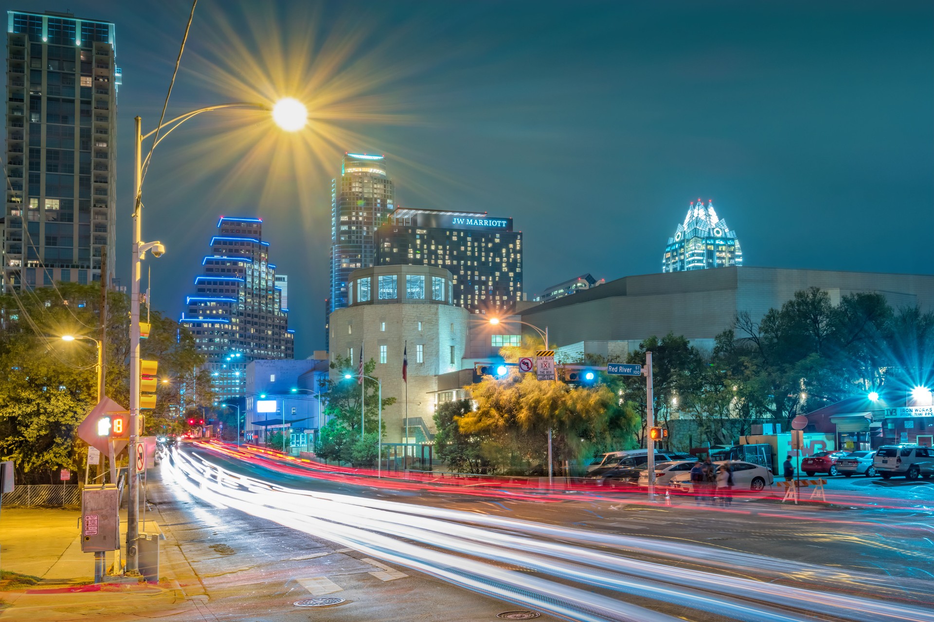 Downtown Austin Texas USA Night