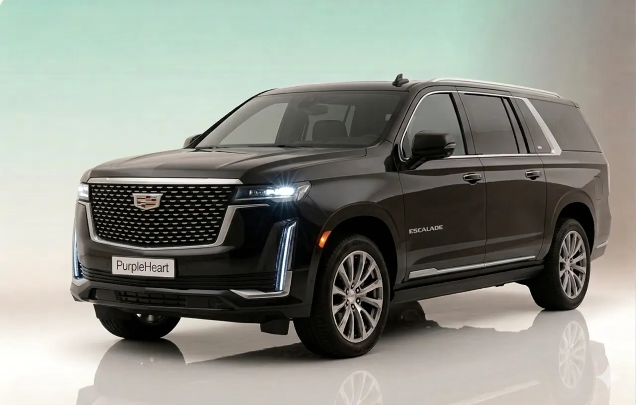 Cadillac Escalade Luxury SUV — Purple Heart Limo