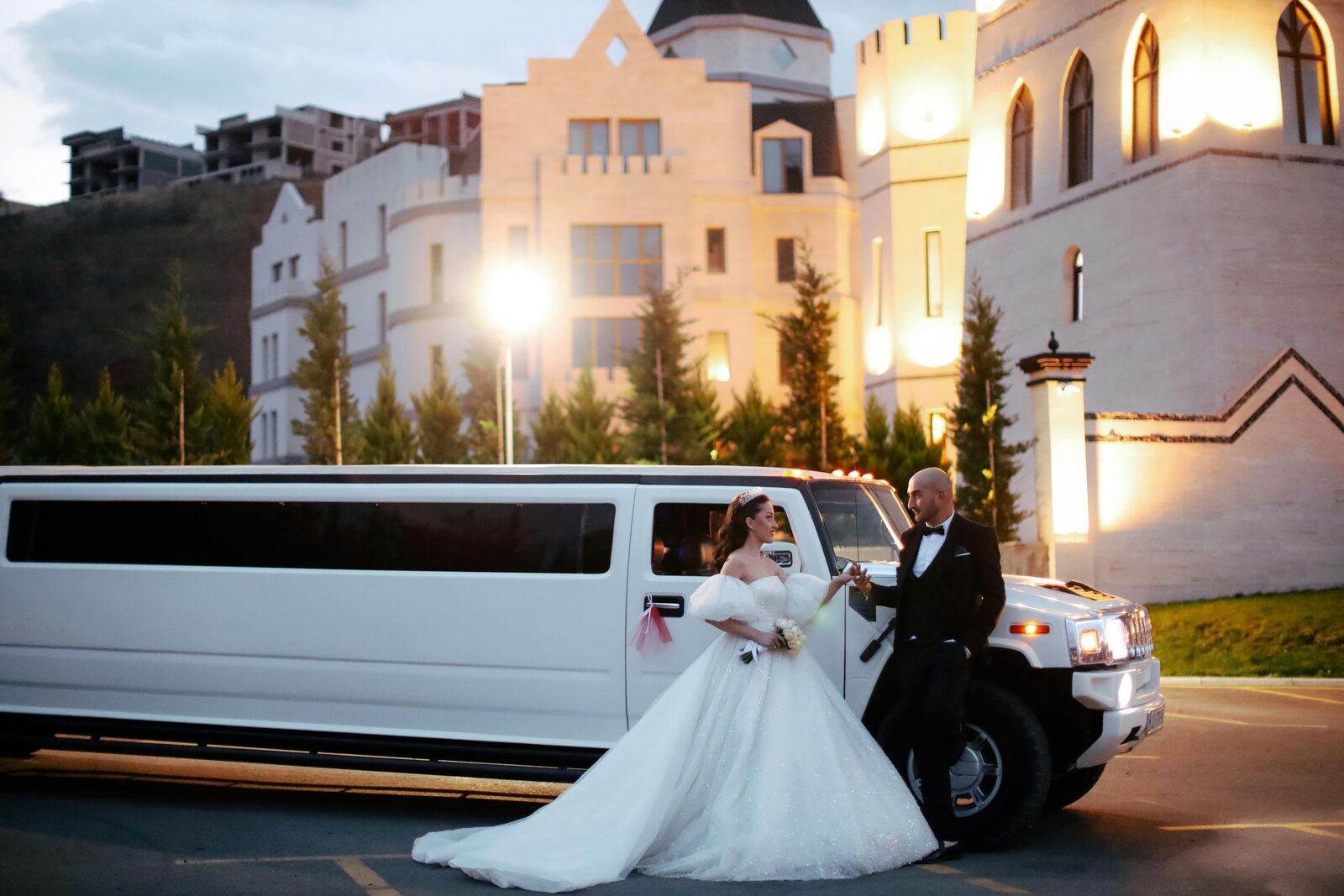 Wedding Limousine — Purple Heart Limo
